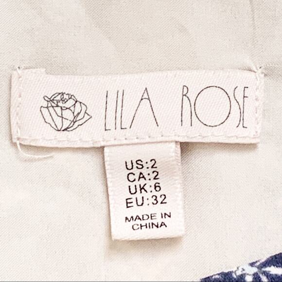 Lila Rose Dress Floral Paisley Print Sleeveless Shift Summer Tank Dress Size 2 - Picture 2 of 14